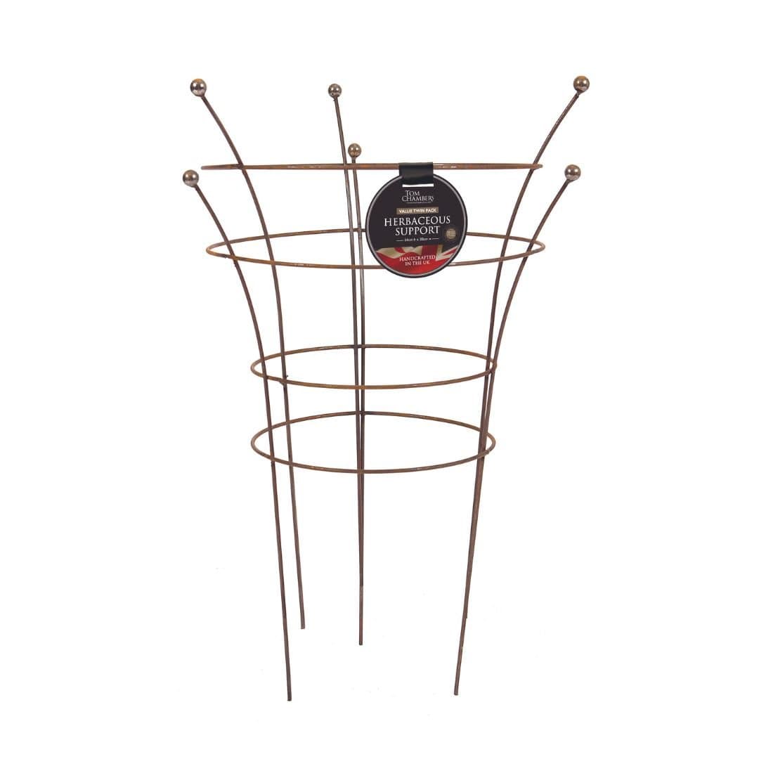 Tom Chambers Herbaceous Support Rust - Twin Pack, image 1 of 2