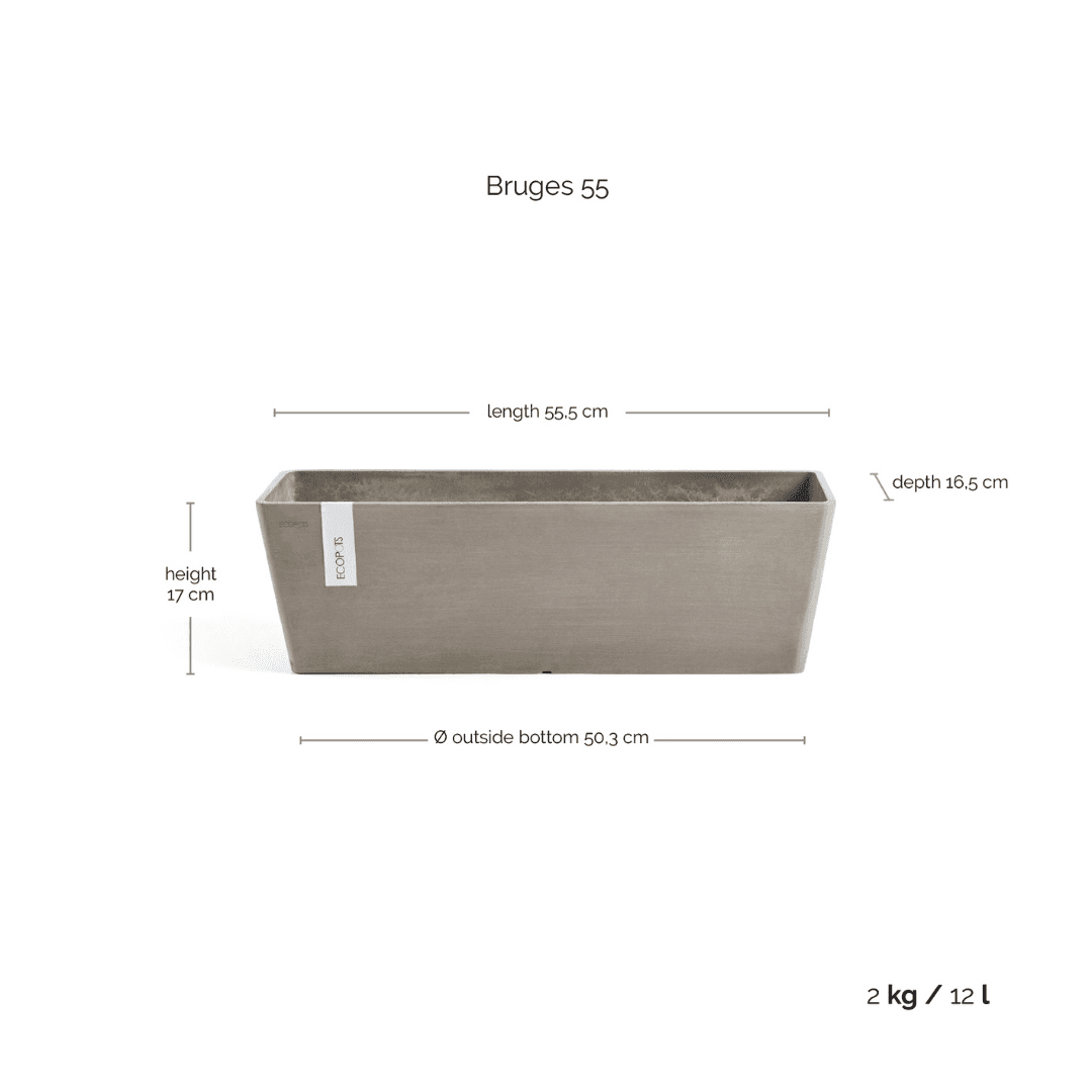 Ecopots Bruges Taupe, image 1 of 6
