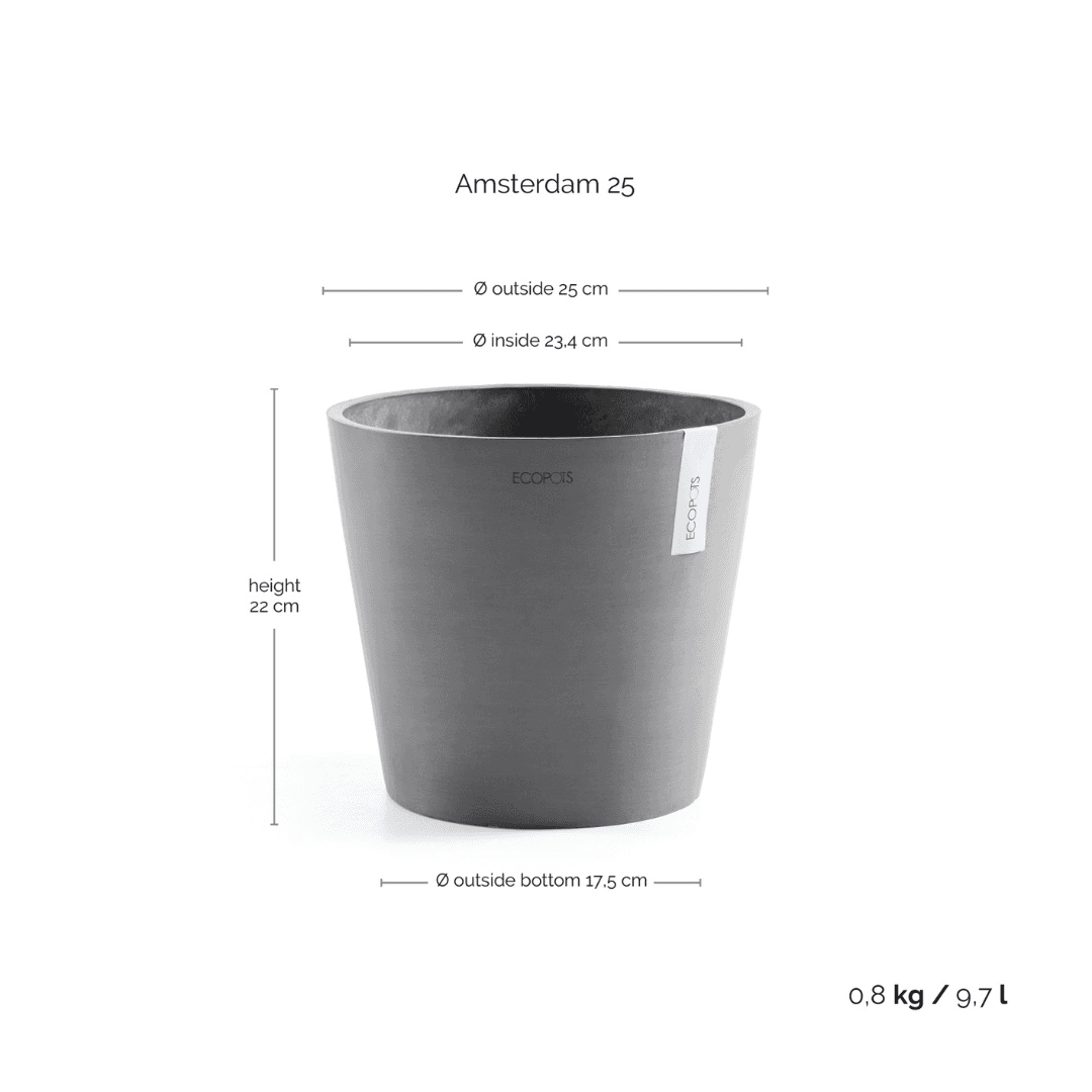Ecopots Amsterdam Gray, image 1 of 9