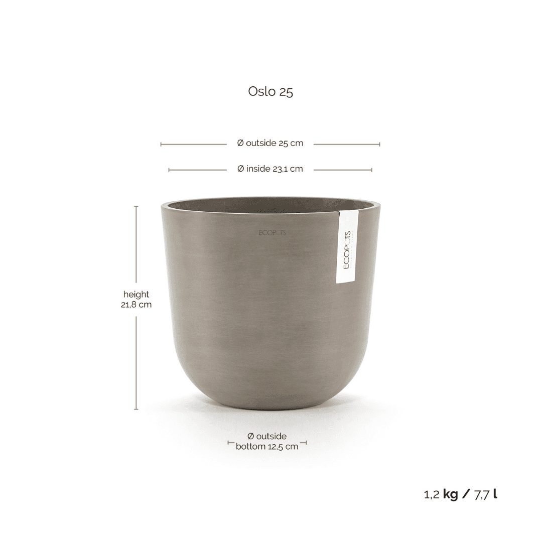 Ecopots Oslo Taupe, image 1 of 7