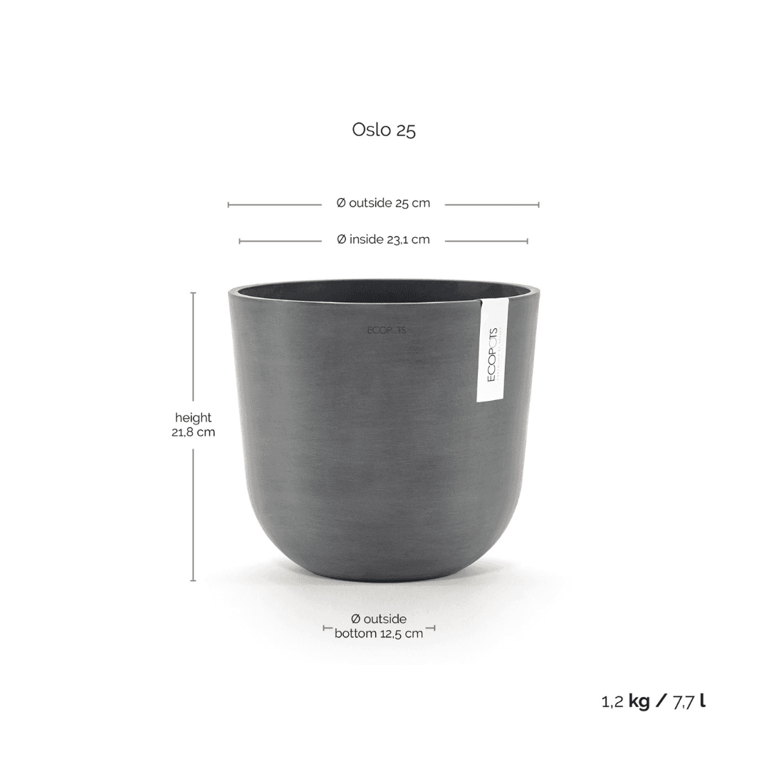 Ecopots Oslo Gray, image 1 of 9