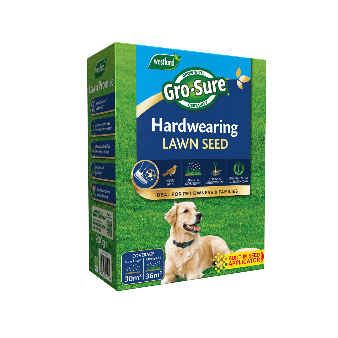 Gro-Sure Hardwearing Lawn Seed - 30m² Coverage, image 1 of 2